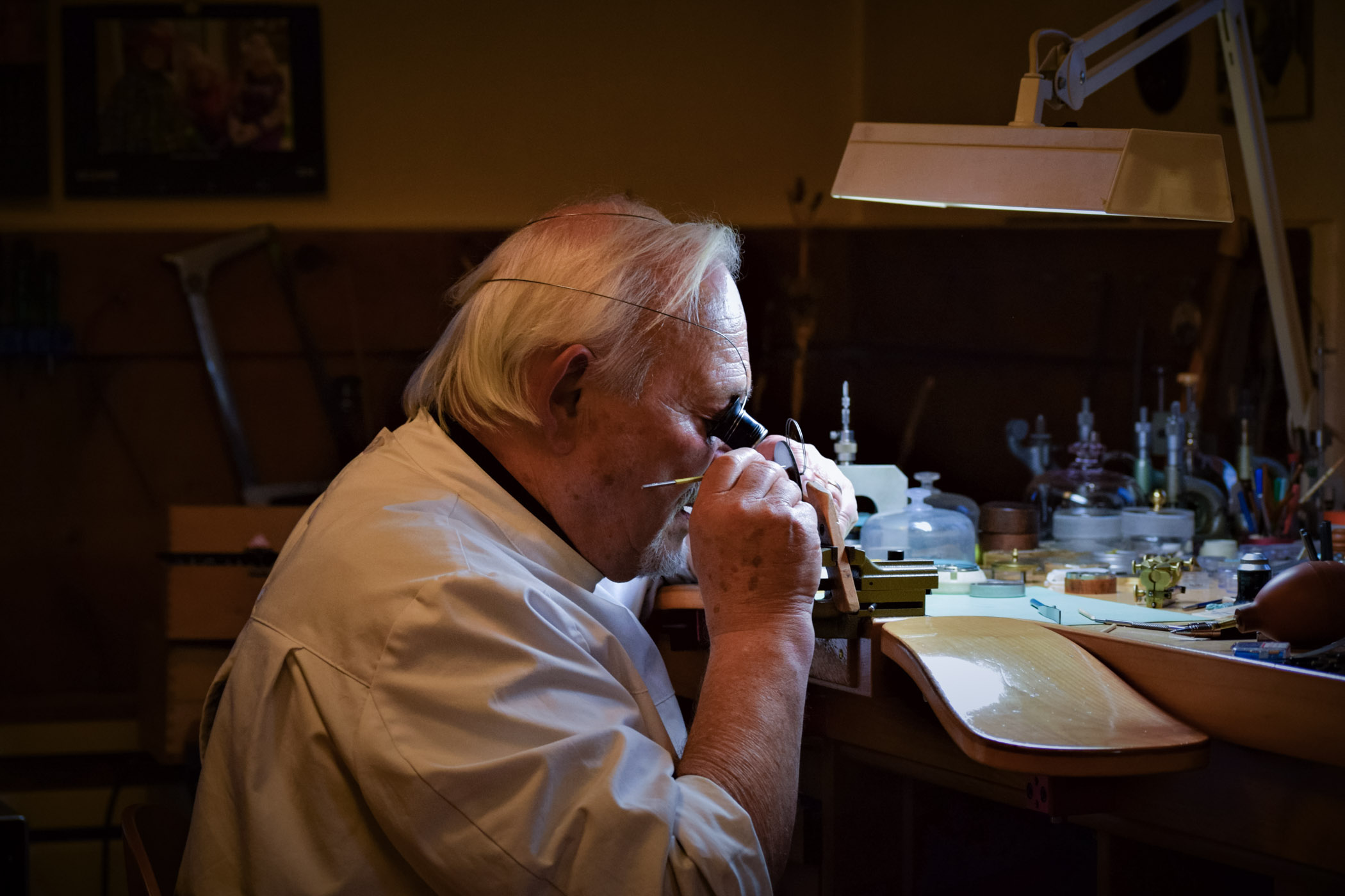 Philippe Dufour at a watch event