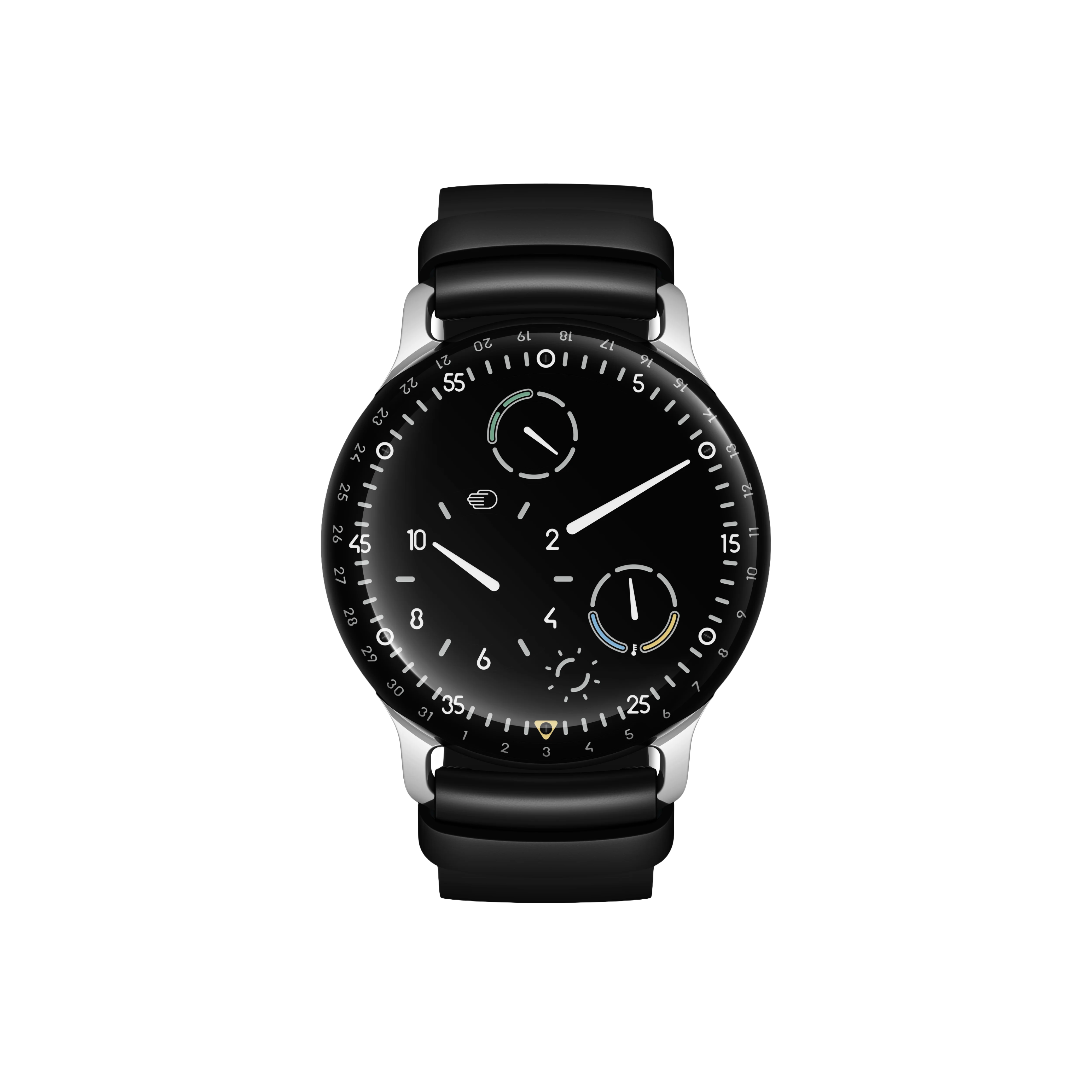 Ressence Type 3 with its black oil-filled display